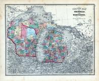 Michigan and Wisconsin, Clark County 1875